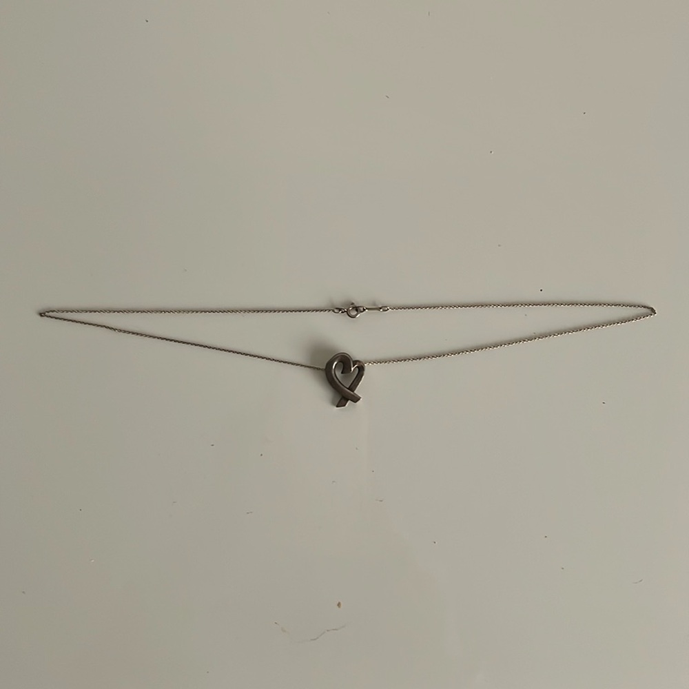 Tiffany & Co. Loving Heart Necklace Sterling Silver